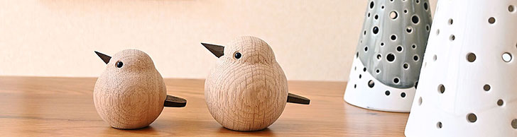 ＜新入荷＞デンマークの美しさを。五匹の木の動物たちが、新しく仲間入りしました
