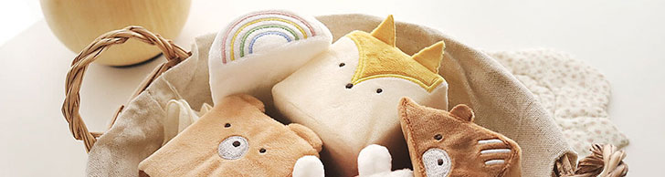 【新入荷】もちふわ、カランコロン♪　癒しのベビーアイテム2種類が、新しく仲間に加わりました